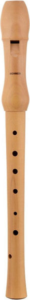 Hohner B9565 Musica Sopran Blockfluit Deutsch, eenvoudig, Birnbaum nat - Sopraan blokfluit (Duitse boring)