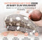 Vulpes Goods® BabyCare - Voedingskussen - 3in1 - Premium Grey Cloudy
