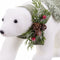 Christmas Kerstversiering Wit Multicolour Plastic Polyfoam Weefsel Beer 13 X 32 X 15 Cm