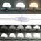 vidaXL - Makeuptafel - met - LED-verlichting - in - gerookt - eiken - - - 100x41x135 - cm