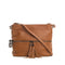 Lucca Baldi Leren Schoudertas Cognac Winter - 36 x 23 x 10 cm - Echt Rundleer - Made in Italy