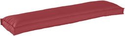 vidaXL - Ligbed - Kussen - Wijnrood - 150x40x8 - cm - Oxford - Stof