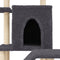 vidaXL - Kattenmeubel - met - sisal - krabpalen - 97 - cm - donkergrijs