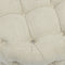 Riviera Maison Opera Footstool Anitque White - Polyester, Rubberhout - Antiek Wit - 60.0x60.0x42.0 cm