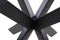 HSM Collection-Tafelonderstel Spider Oakland-70x70x72 (80x40mm)-Zwart-Metaal