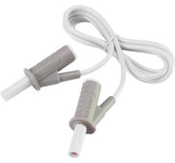 VOLTCRAFT MSB-501 Veiligheidsmeetsnoer Banaanstekker 4 mm Banaanstekker 4 mm 1.00 m Wit 1 stuk(s)