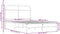 vidaXL - Bedframe - zonder - matras - bewerkt - hout - bruin - eikenkleur - 140x200 - cm