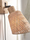 GOOD&MOJO Wandlamp Java - Bamboe Zwart/Naturel - Ø15cm - Binnen Modern