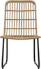 vidaXL - Tuinstoelen - 2 - stuks - poly - rattan - eikenkleurig