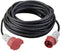 Sygonix SY-5244050 Stroom Verlengkabel 16 A Zwart 10 m H07RN-F 5G 1,5 mm² Weerbestendig, Geschikt voor buiten