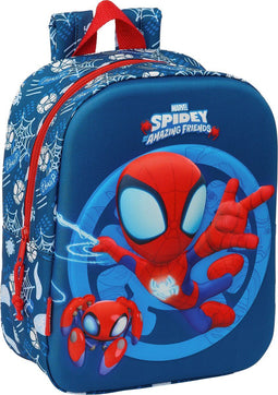 Spidey Peuterrugzak, 3D - 27 x 22 x 10 cm - Polyester