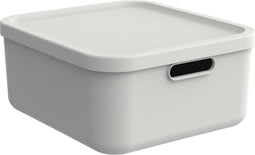 Decoratie opbergbox Albula Light 20 L mistletoe wit.