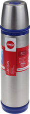 Emsa Captain isoleerfles 0,5 L - rvs/blauw