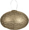 Lumiz Solar Tuinverlichting - Tuinverlichting op zonne energie - Tuinverlichting - Buitenlampjes - Tuinverlichting op zonneenergie - Buitenverlichting - Buitenlamp - Decoratie - Ikat Oval - 40 cm - Goud