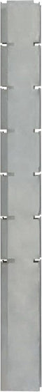 vidaXL - Schuttingpalen - 20 - st - 180 - cm gegalvaniseerd - staal - zilverkleurig