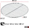 Weber Onderrooster Ø34cm - Geschikt voor ronde Weber Ø47cm