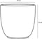 Mica Decorations Tusca Bloempot - H23 x Ø25 cm - Zwart