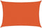 vidaXL - Zonnezeil - 160 - g/m² - rechthoekig - 5x7 - m - HDPE - oranje