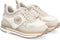 Liu Jo Maxi Wonder 48 - Lage sneakers - Off white suède met fluffy textiel - Beige