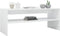 vidaXL - Salontafel - 100x40x40 - cm - bewerkt - hout - hoogglans - wit