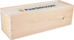 Wijnkist | Je eigen ontwerp | hout | 1 fles | incl. Deksel | 337x85x95mm | 1 stuks