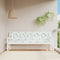 vidaXL - Tuinbankkussens - 2 - st - bladpatroon - 200x50x7 - cm - stof