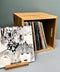 Houten Vinyl Platen Box – Handgemaakt – Eikenhout