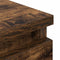 vidaXL - Tv-meubel - 100x35x54 - cm - bewerkt - hout - gerookt - eikenkleurig