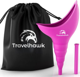 Travelhawk Plastuit - Urinoir voor Vrouwen - Herbruikbaar - Ergonomisch - Roze