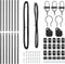vidaXL - Fleecepalen - 7 - stuks - Grijs - Ø32 - mm - 210 - cm - Gegalvaniseerd - Staal