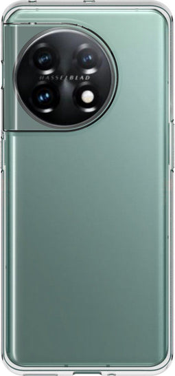 iMoshion Hoesje Geschikt voor OnePlus 11 Hoesje Siliconen - iMoshion Softcase Backcover smartphone - Transparant