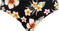 Freya Havana Sunrise - Bikinibroekje - Gebloemd - Zwart (Maat L)