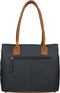 Berba Medium Schoudertas Dames - Leer - Chamonix - Blauw