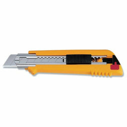 OLFA 18 X 0,5 MM - Cutter - Automatische vergrendeling - Zwart Rood