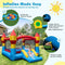 Coast Springkasteel 3-in-1 - Opblaasbaar - Glijbaan - Multikleur