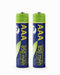 Gembird EG-BA-AAA8R-01 - AAA Batterijen - 850 mAh NiMH technologie - (2 stuks)
