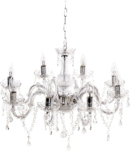 LIVENZA - Kroonluchter - Transparant - Glas