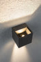 Paulmann Cybo - LED-wandlamp 2x3,5W 2700K 2x213lm IP65 Grijs Aluminium