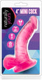 Mini dildo 10 cm met zuignap Naturally Yours - - Roze