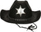 Atosa Carnaval verkleed Cowboy hoed Kentucky - zwart - volwassenen - Western Sheriff thema
