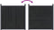vidaXL - Schuttingpaneel - 526x186 - cm - HKC - grijs