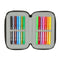Schooletui met Accessoires The Avengers Vendetta Zwart 12,5 x 19,5 x 5,5 cm 37 Onderdelen