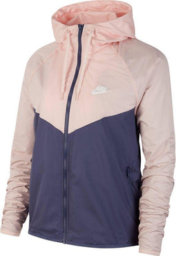 Nike W Nsw Wr Jkt Fem - Sportvest - Lange mouwen - Echo Pink/Sanded Purple/(White) - Maat L