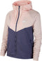 Nike W Nsw Wr Jkt Fem - Sportvest - Lange mouwen - Echo Pink/Sanded Purple/(White) - Maat L
