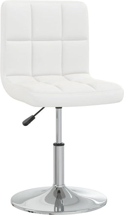 vidaXL - Barkruk - kunstleer - wit