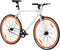 vidaXL - Fiets - met - vaste - versnelling - 700 - c - 51 - cm - wit - en - oranje