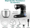Royalty Line® PKM1600 Keukenmachine - 6 L Keukenrobot - Mixer Met Mengkom - 1600W Keukenmixer - Zwart