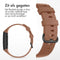 imoshion Siliconen bandje - Geschikt voor Fitbit Charge 4, Charge 3 - Bruin - One Size