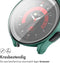 imoshion Screenprotector - Geschikt voor Samsung Galaxy Watch 4 44mm - Full Cover Hard Case / Beschermend Hoesje - Donkergroen