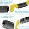 imoshion Siliconen bandje - Geschikt voor Fitbit Charge 4, Charge 3 - Geel - One Size